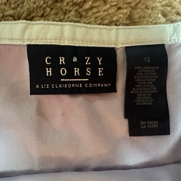 Crazy Horse by Liz Claiborne Floral Print Cotton Skirt | Size 12 - Picture 2 of 4